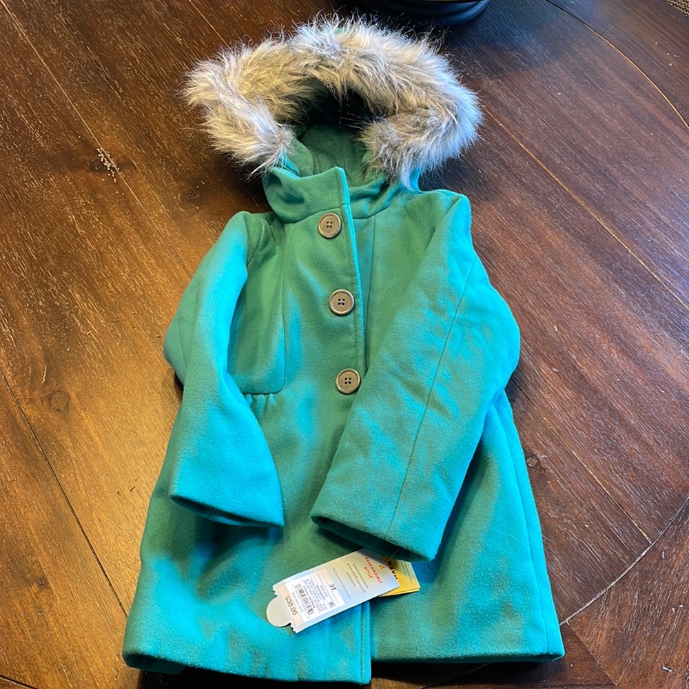 Toddler Girls Peacoat - Cat & Jack